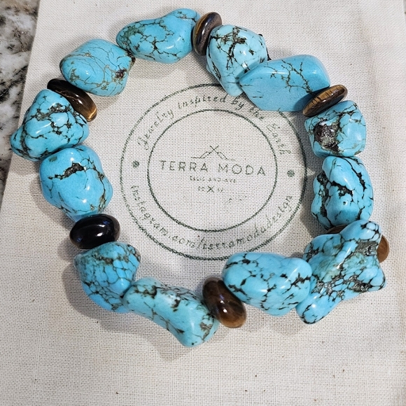 Terra Moda Beaded, Gemstone Bracelets, Size Medium, 9.5'' - Picture 5 of 9